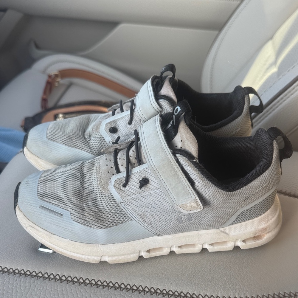 Kids Black and Gray Sneakers